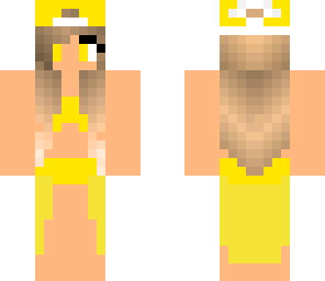 yellow bikini girl