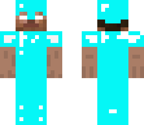 herobrine in diamond armor