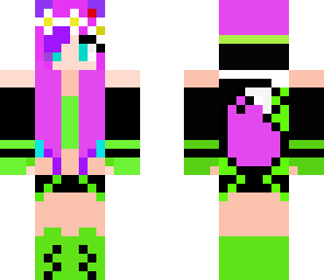 flower wolf girl edit
