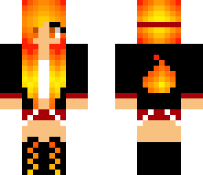 flame girl