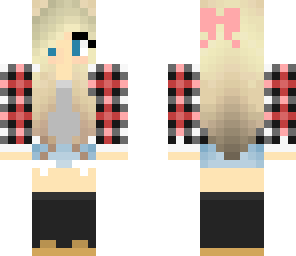 flannel blonde bae
