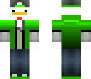 chicken wit green hoodie