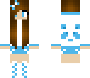 kawaii blue girl
