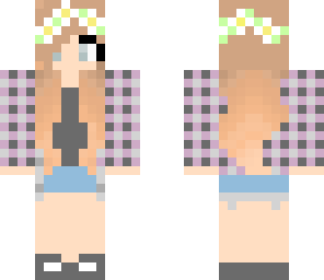 flannel blonde babe edit