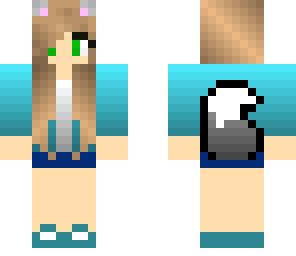 blue wolf girl