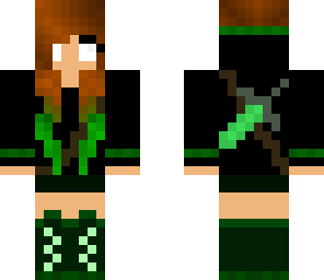 edit of fighting green girl