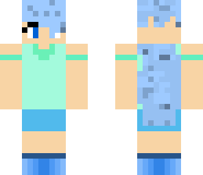 blue girl