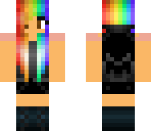 cool rainbow girl
