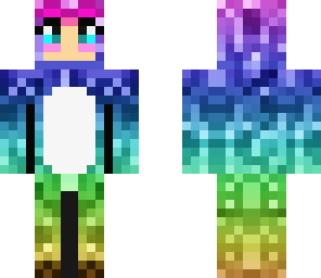 rainbow pj girl
