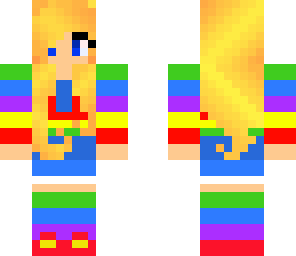 rainbow girl