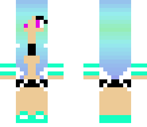 ombre hair cool girl skin