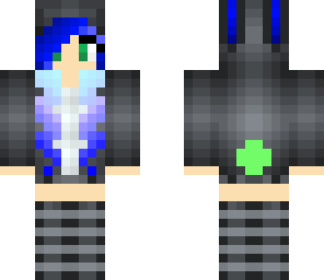blue bunny girl edit