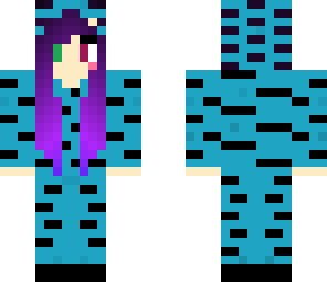 blue tiger girl
