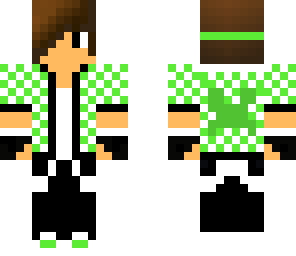 lime plaid boy