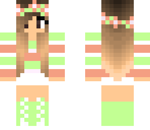 minty pastel girl