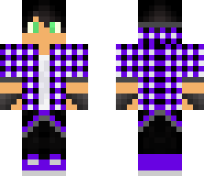 purple checked