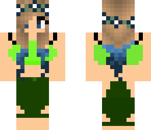 green mermaid