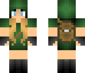 green hood girl