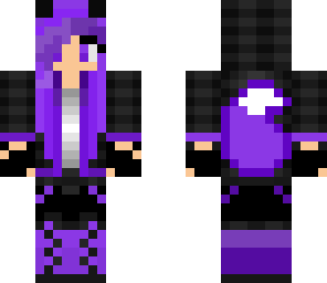 cute purple wolf girl