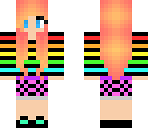 rainbow girl