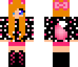 pretty hot pink fox girl