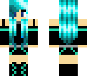 blue girl