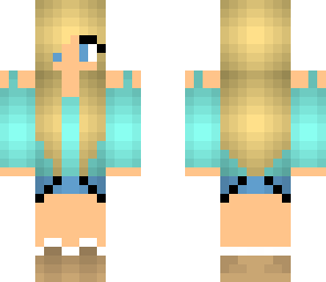 blue summer girl