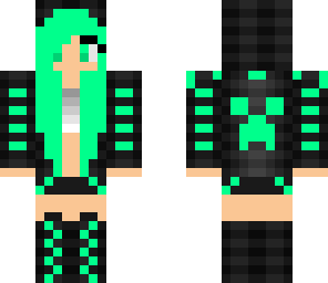edited creeper girl