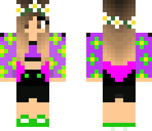 flower jacket girl