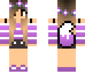 purple wolf girl