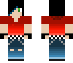 red emo skin