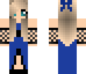 blue gothic lady by werwolflea