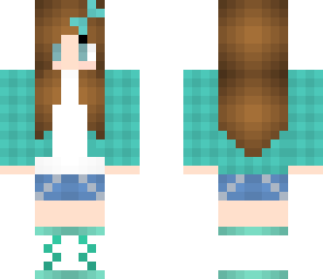 teal plaid