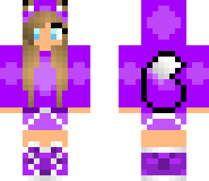 purple fox girl