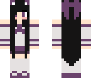 lavender anime warrior girl