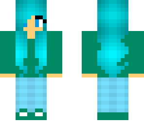teal girl