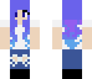 blue hair girl