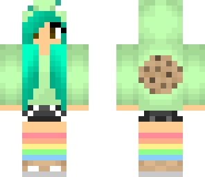 cyan cookie girl 