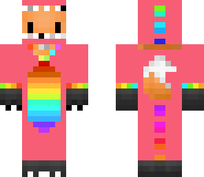rainbow fox dino