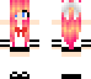 pink-haired girl