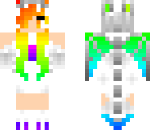 rainbow dragon girl