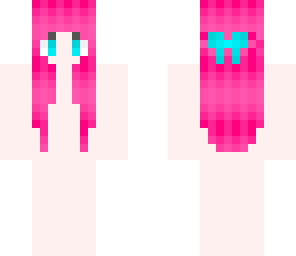 hot pink hair base - anime shading