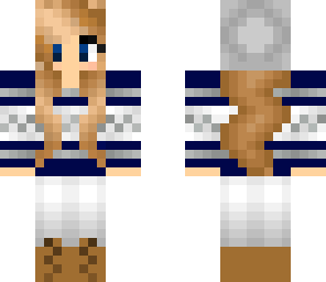 navy sweater girl