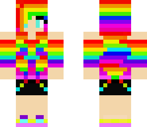 rainbow girl