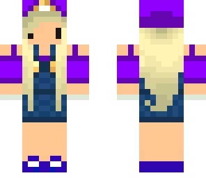 purple chibi mario