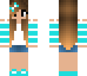 blue girl