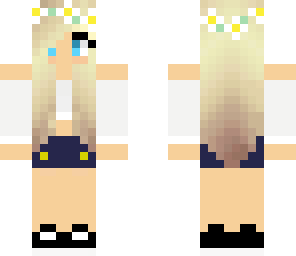 blonde flower girl qt