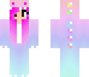 pink haired dino