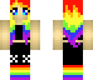 rainbow girl
