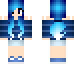 blue girl
